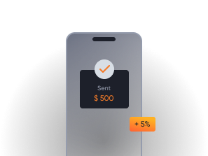 Earn commission on deposits and withdrawals